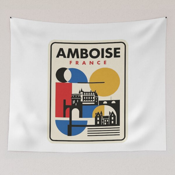 Item preview, Retro Amboise Bauhaus Geometric Skyline designed and sold by k3rstman1.