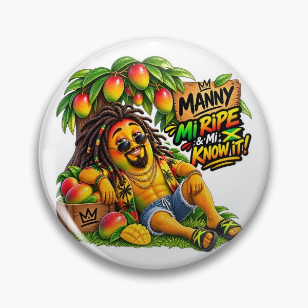 Artikelvorschau, Mi Ripe & Mi Know It Jamaican Mango Character entworfen und verkauft von keenikai.