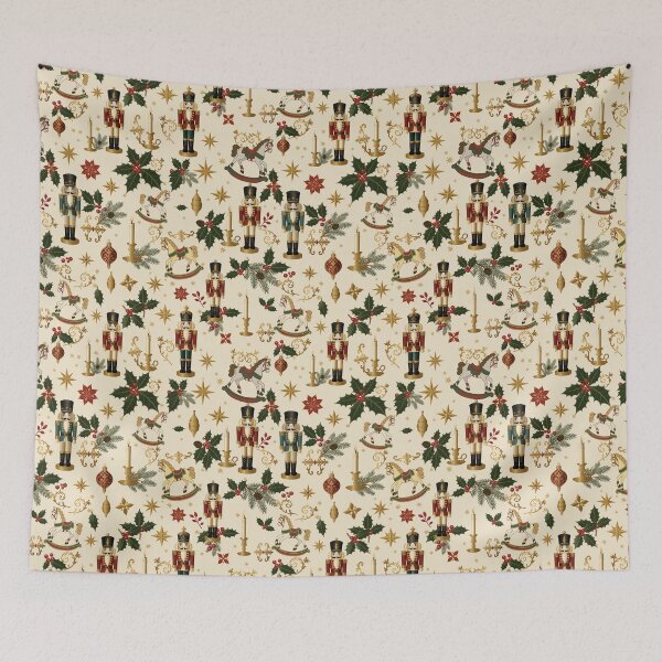 Item preview, Maximalist Nutcracker Christmas Parade — Vintage Ivory designed and sold by NATHA PALETTE.