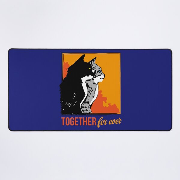 Item preview, Couple of cats togeher forever doodle designed and sold by Konopikyu.