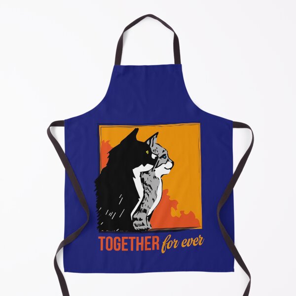 Item preview, Couple of cats togeher forever doodle designed and sold by Konopikyu.