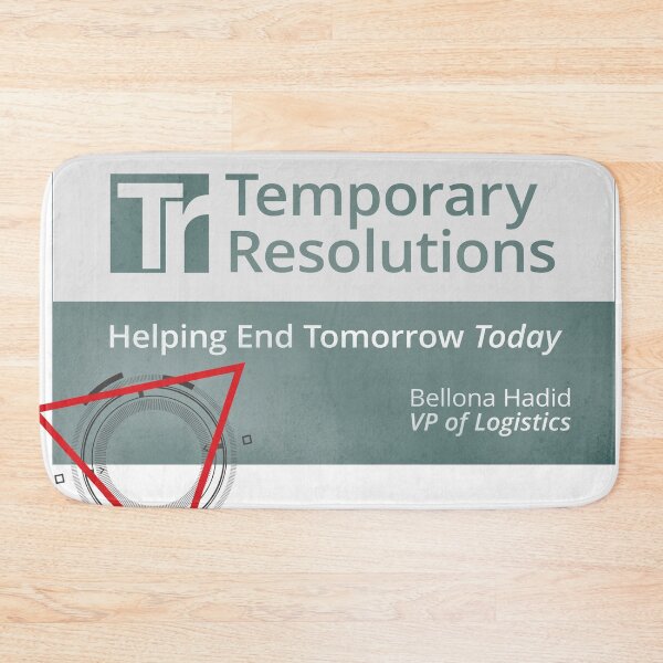 Item preview, Temporary Resolutions Biz Card — Person Of Interest designed and sold by widdart.