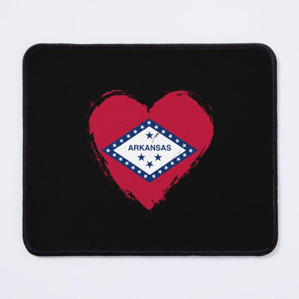 Item preview, Distressed Arkansas Flag Heart AR designed and sold by shitpostee.