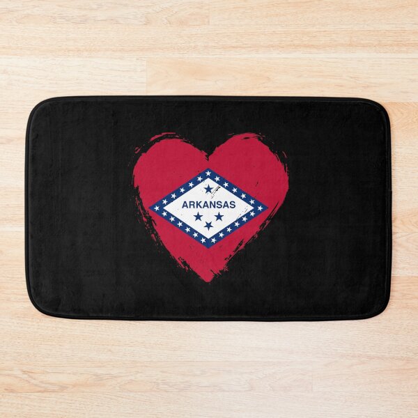 Item preview, Distressed Arkansas Flag Heart AR designed and sold by shitpostee.