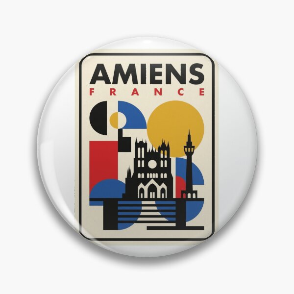Item preview, Retro Amiens Bauhaus Geometric Skyline designed and sold by k3rstman1.