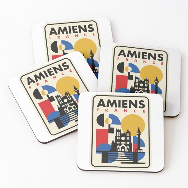 Item preview, Retro Amiens Bauhaus Geometric Skyline designed and sold by k3rstman1.