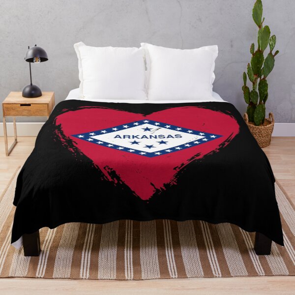 Item preview, Distressed Arkansas Flag Heart AR designed and sold by shitpostee.