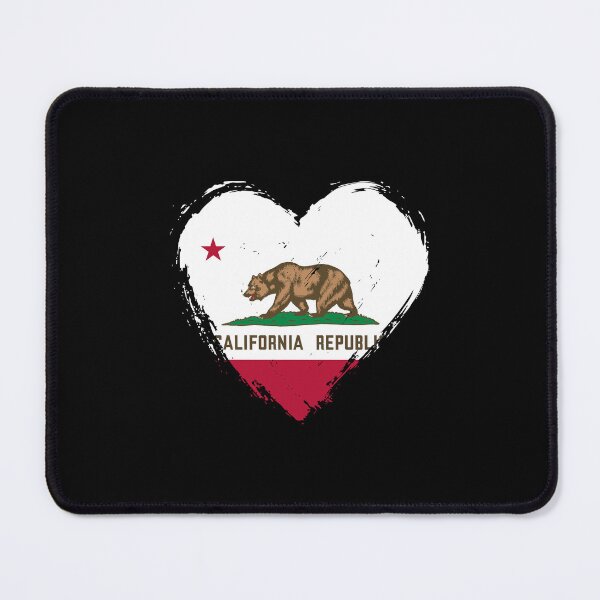 Item preview, Distressed California Flag Heart CA designed and sold by shitpostee.