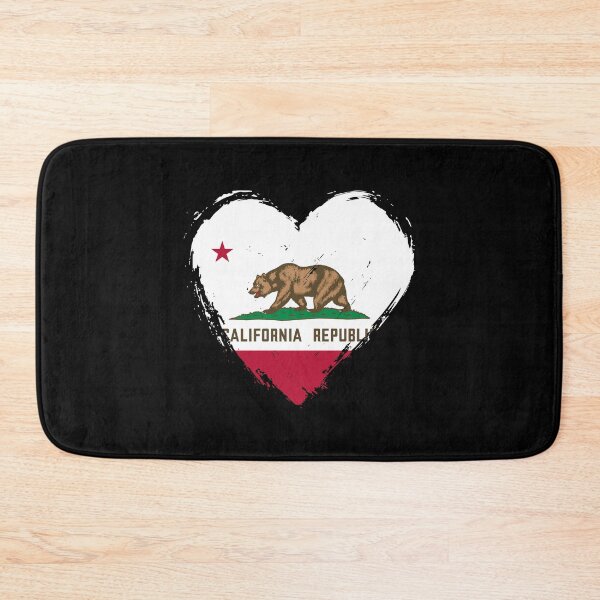 Item preview, Distressed California Flag Heart CA designed and sold by shitpostee.
