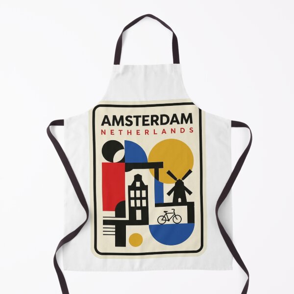 Item preview, Retro Amsterdam Bauhaus Geometric Skyline designed and sold by k3rstman1.