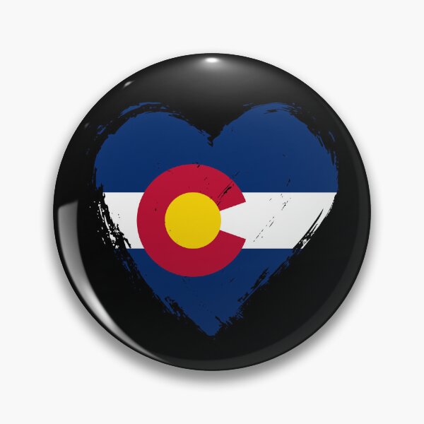 Item preview, Distressed Colorado Flag Heart CO designed and sold by shitpostee.