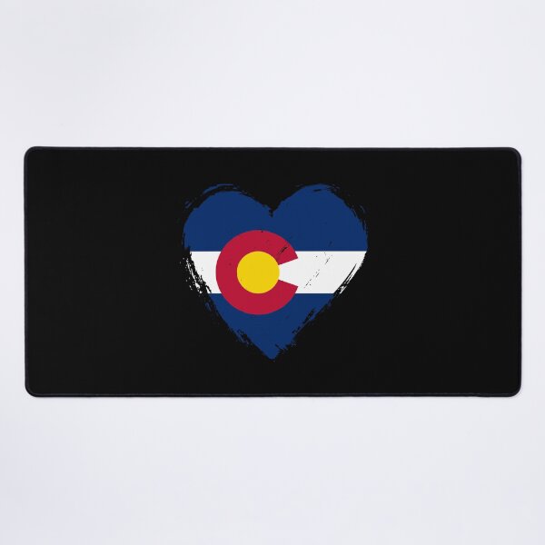 Item preview, Distressed Colorado Flag Heart CO designed and sold by shitpostee.