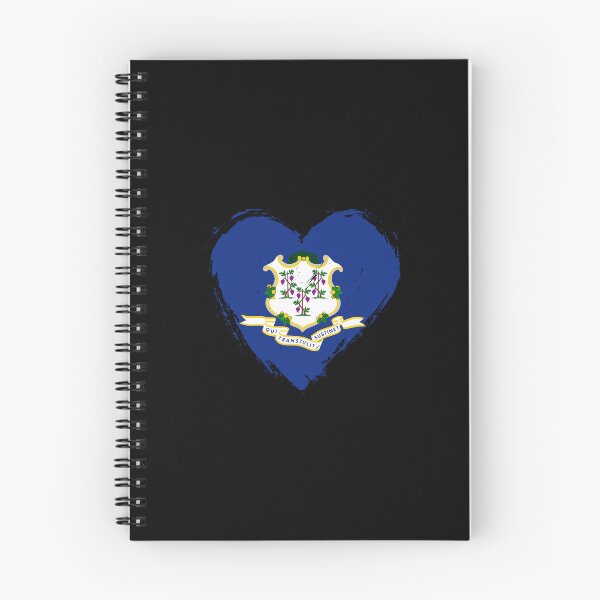 Item preview, Distressed Connecticut Flag Heart CT designed and sold by shitpostee.