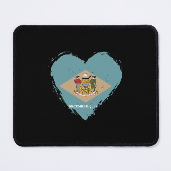 Item preview, Distressed Delaware Flag Heart DE designed and sold by shitpostee.