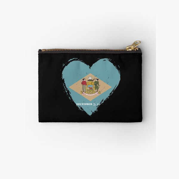 Item preview, Distressed Delaware Flag Heart DE designed and sold by shitpostee.