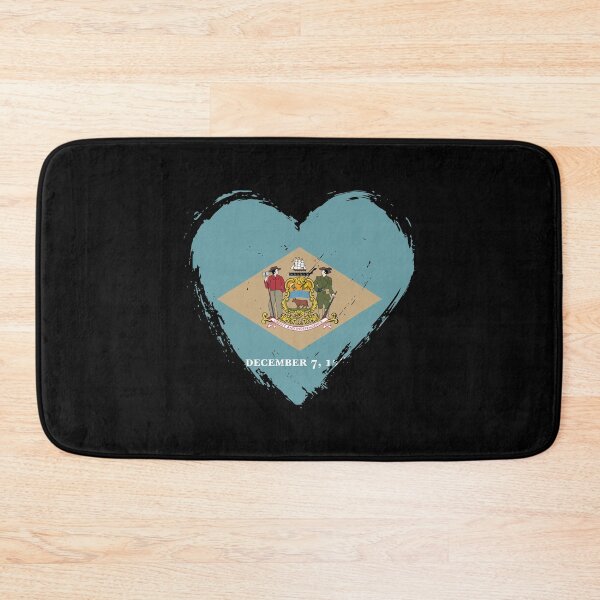 Item preview, Distressed Delaware Flag Heart DE designed and sold by shitpostee.