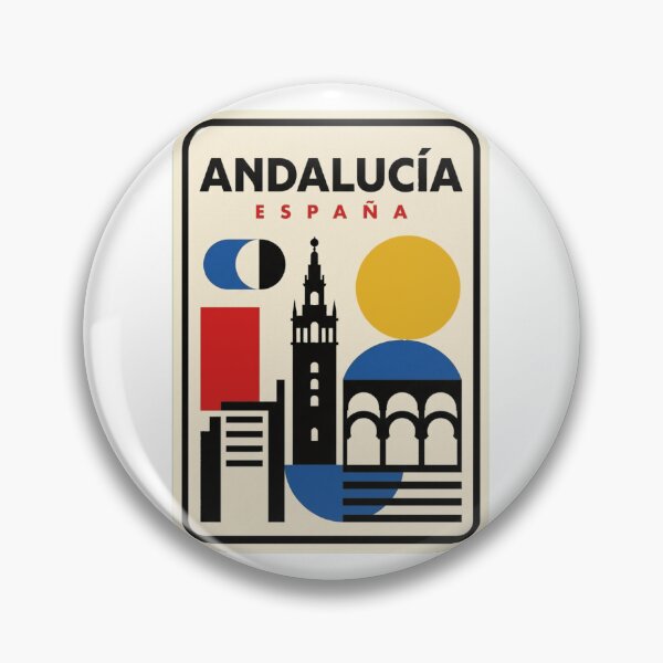 Item preview, Retro Andalucía Bauhaus Geometric Skyline designed and sold by k3rstman1.