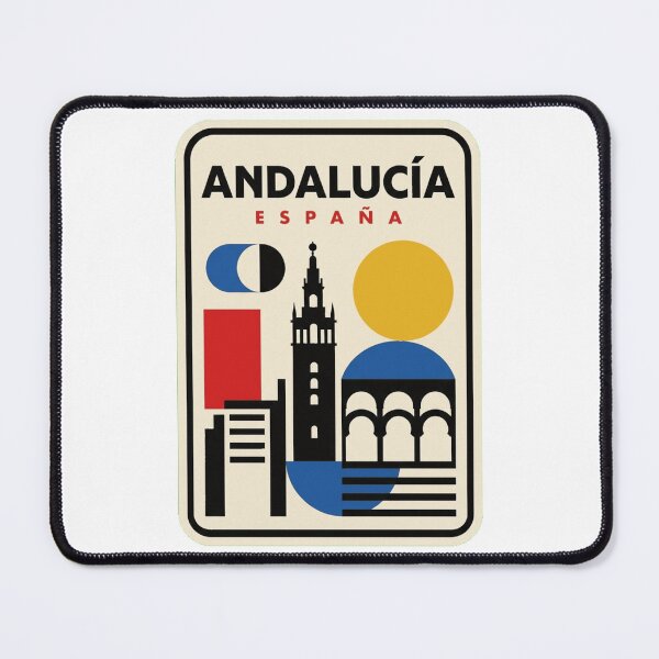 Item preview, Retro Andalucía Bauhaus Geometric Skyline designed and sold by k3rstman1.