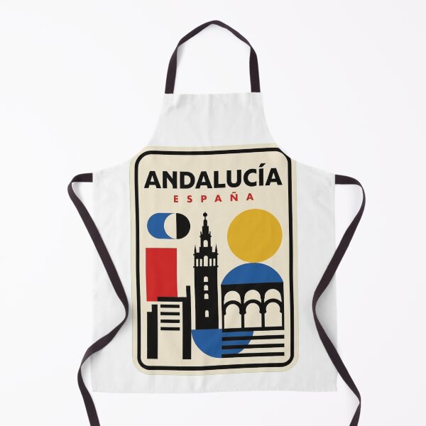 Item preview, Retro Andalucía Bauhaus Geometric Skyline designed and sold by k3rstman1.