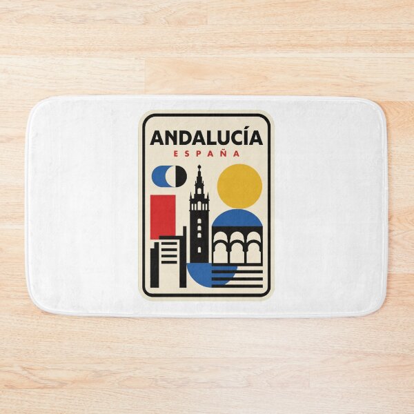 Item preview, Retro Andalucía Bauhaus Geometric Skyline designed and sold by k3rstman1.