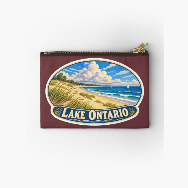 Item preview, Lake Ontario Vintage Canadian Waterfront Great Lakes Prints designed and sold by PinUpPizzazz.