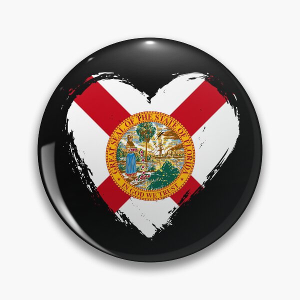 Item preview, Distressed Florida Flag Heart FL designed and sold by shitpostee.