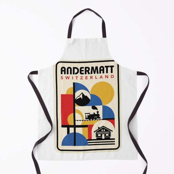 Item preview, Retro Andermatt Bauhaus Geometric Skyline designed and sold by k3rstman1.