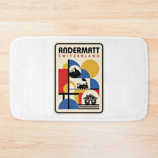 Item preview, Retro Andermatt Bauhaus Geometric Skyline designed and sold by k3rstman1.