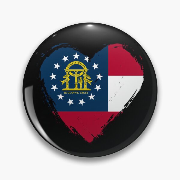 Item preview, Distressed Georgia Flag Heart GA designed and sold by shitpostee.
