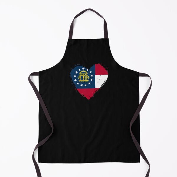 Item preview, Distressed Georgia Flag Heart GA designed and sold by shitpostee.