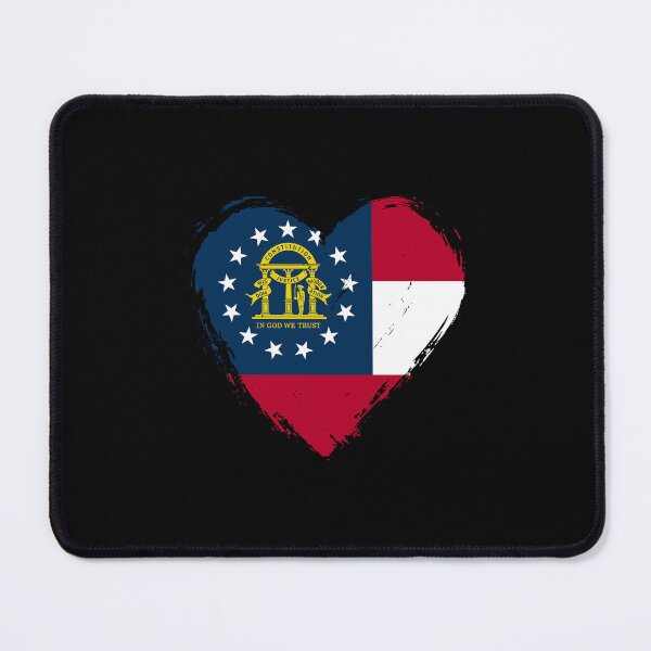 Item preview, Distressed Georgia Flag Heart GA designed and sold by shitpostee.