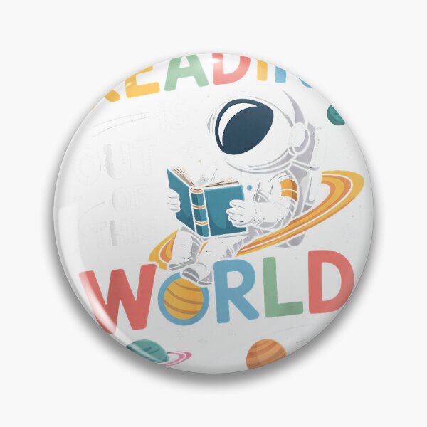 Item preview, Reading is Out of This World Space Funny Books Lover Kids T-Shirt designed and sold by bunnymoon stickers.