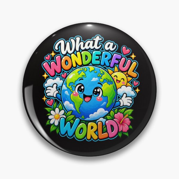 Item preview, What a Wonderful World Earth Tee designed and sold by takeitliterally.com.