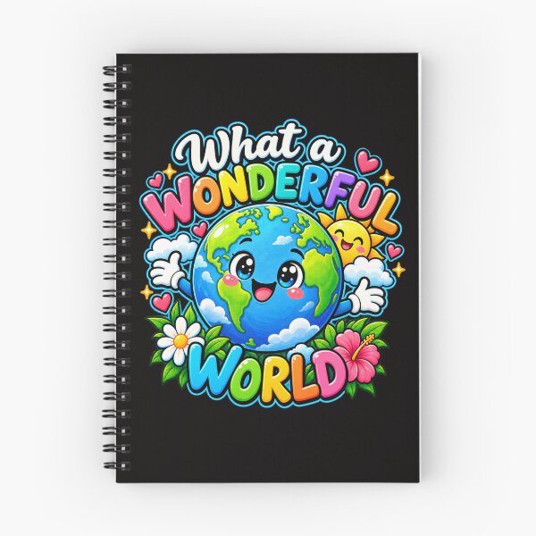 Item preview, What a Wonderful World Earth Tee designed and sold by Take It Literally.