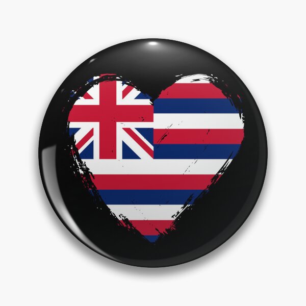 Item preview, Distressed Hawaii Flag Heart HI designed and sold by shitpostee.