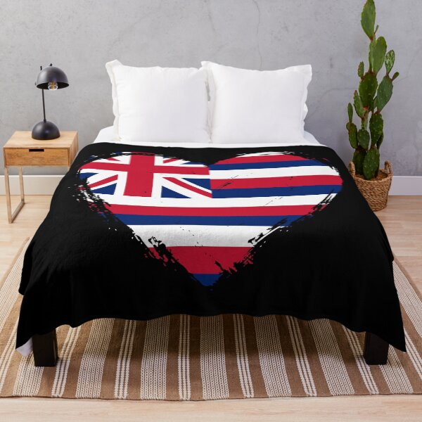 Artikelvorschau, Herz mit Hawaii-Flagge im Used-Look entworfen und verkauft von shitpostee.