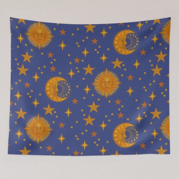 Item preview, Sun and Moon Celestial Pattern 3 designed and sold by JulietteThomas.