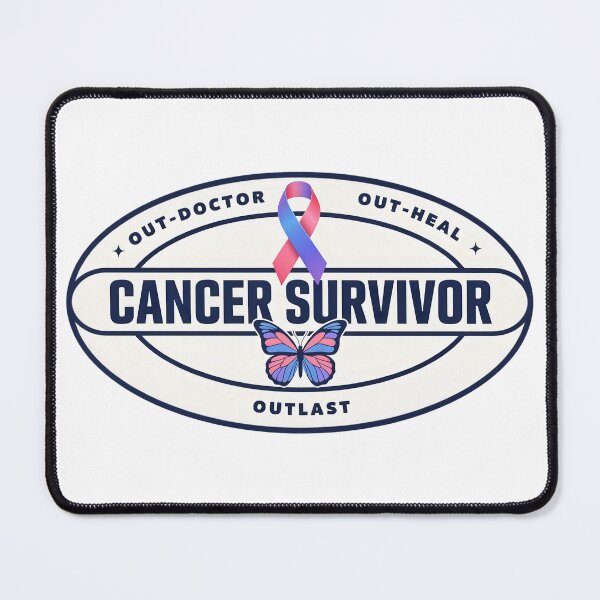 Item preview, Cancer Survivor with Thyroid Cancer Ribbon designed and sold by The She Shed.