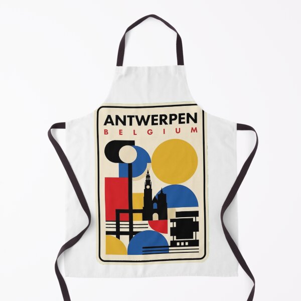Item preview, Retro Antwerpen Bauhaus Geometric Skyline designed and sold by k3rstman1.
