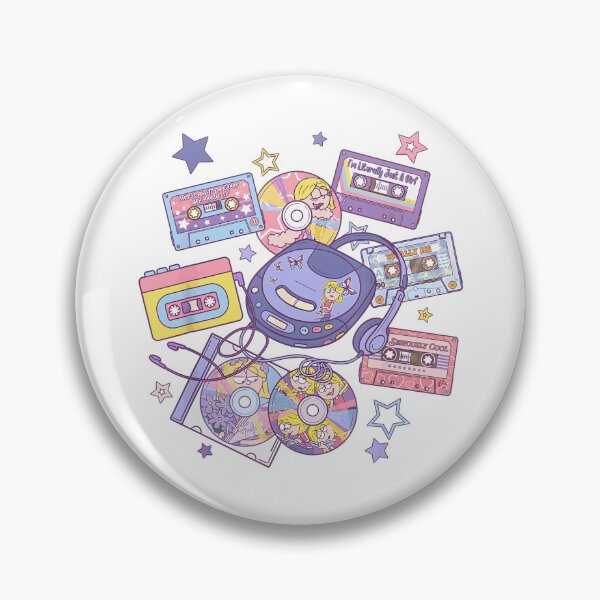 Item preview, Y2K Cartoon Teen Music Cds Cd Player Cassettes designed and sold by ZariahNey.