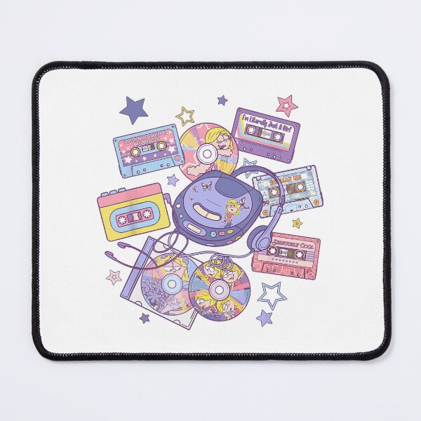 Item preview, Y2K Cartoon Teen Music Cds Cd Player Cassettes designed and sold by ZariahNey.