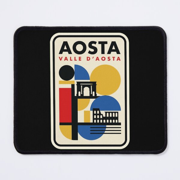Item preview, Retro Aosta Bauhaus Geometric Skyline designed and sold by k3rstman1.