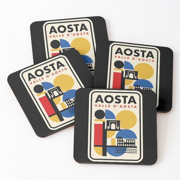 Item preview, Retro Aosta Bauhaus Geometric Skyline designed and sold by k3rstman1.