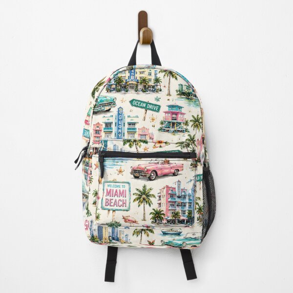 Item preview, Miami Beach Tropical Pattern designed and sold by TinyWeird.