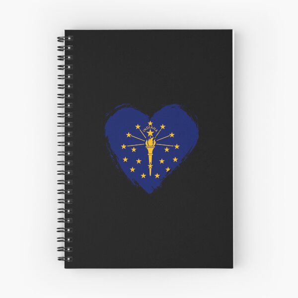 Item preview, Distressed Indiana Flag Heart IN designed and sold by shitpostee.