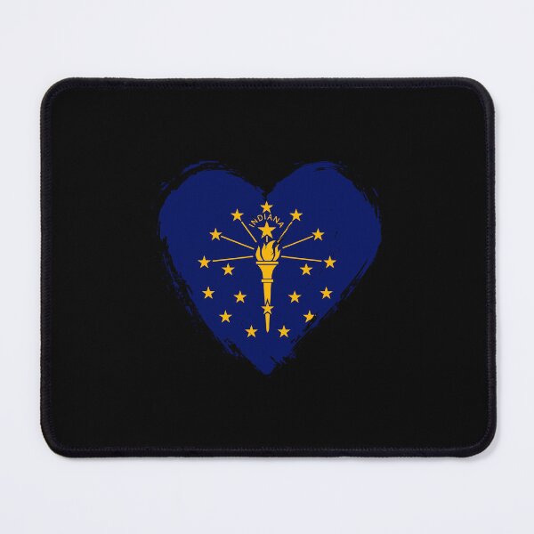 Item preview, Distressed Indiana Flag Heart IN designed and sold by shitpostee.