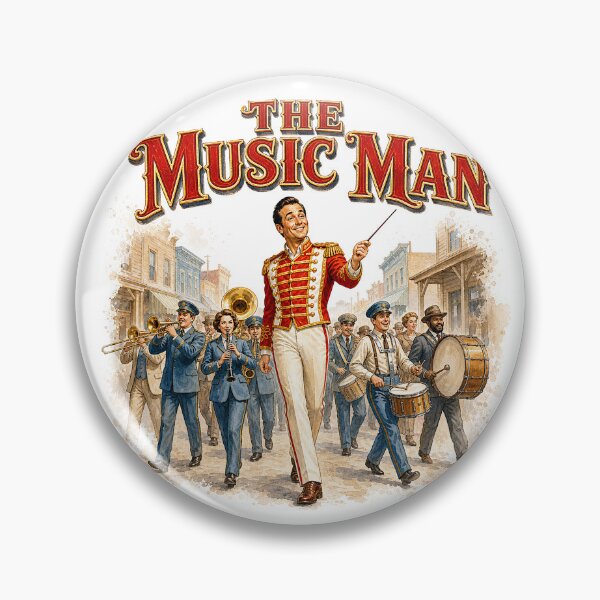 Item preview, The Music Man - The Musical designed and sold by Lyric Vault - Rock on.