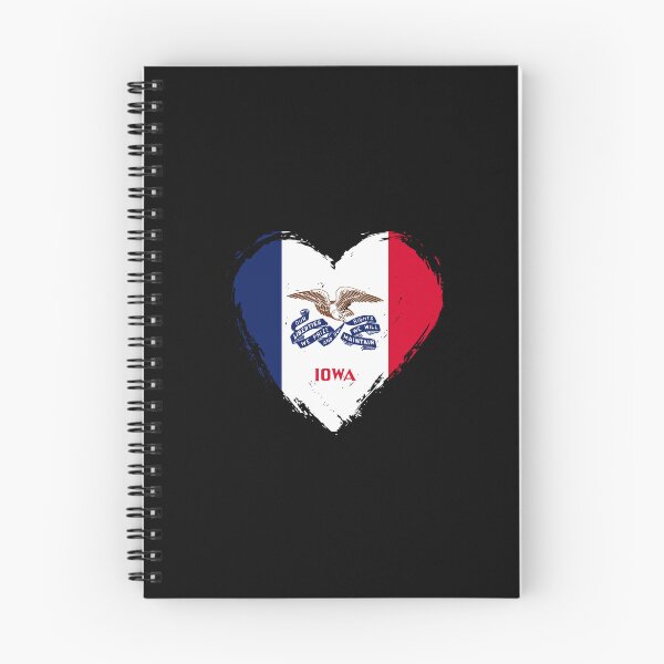 Item preview, Distressed Iowa Flag Heart IA designed and sold by shitpostee.