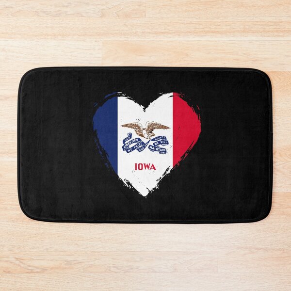 Item preview, Distressed Iowa Flag Heart IA designed and sold by shitpostee.