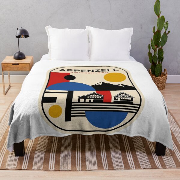 Item preview, Retro Appenzell Bauhaus Geometric Skyline designed and sold by k3rstman1.